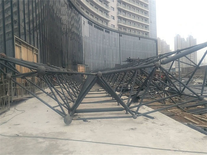 任丘万豪酒店雨棚网架